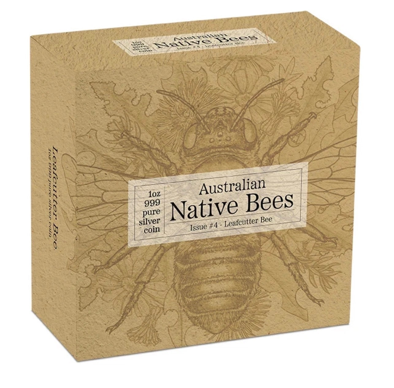 2026 Australia Native Bees Leafcutter Bee 1oz Silver Proof Hologram