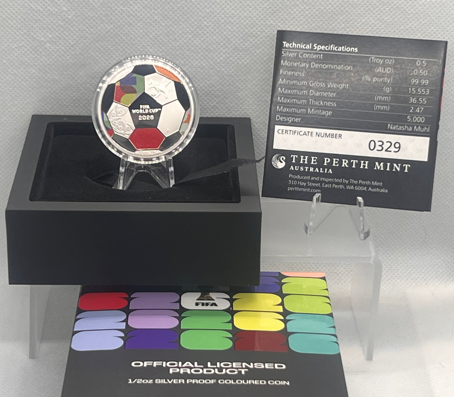 FIFA World Cup 2026™ 1/2oz Silver Proof Coloured Coin