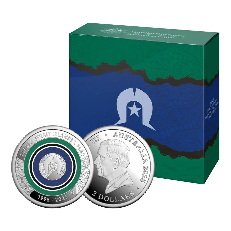 2025 $2 C RAM Silver Proof 30th Anniversary of the Torres Strait Islander Flag