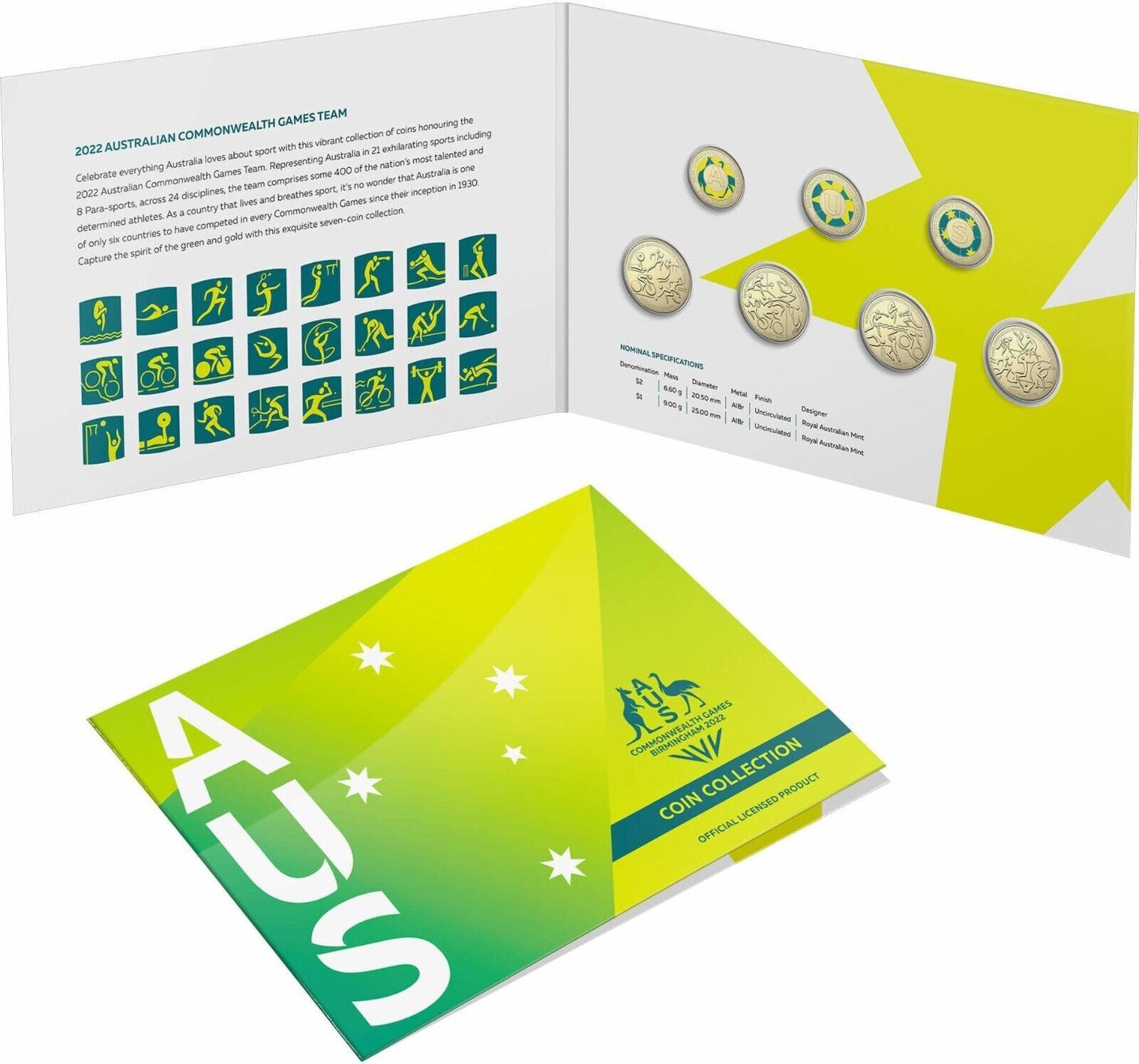 2022 Commonwealth Games 7-Coin Set