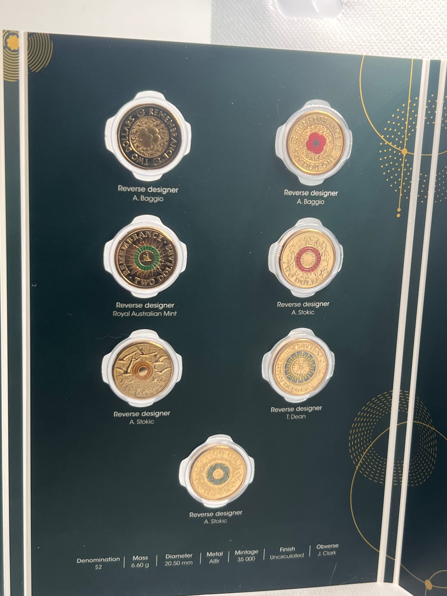 2023 35th Anniversary of the Two Dollar Coin Set of 14 Colour $2 UNC Coins