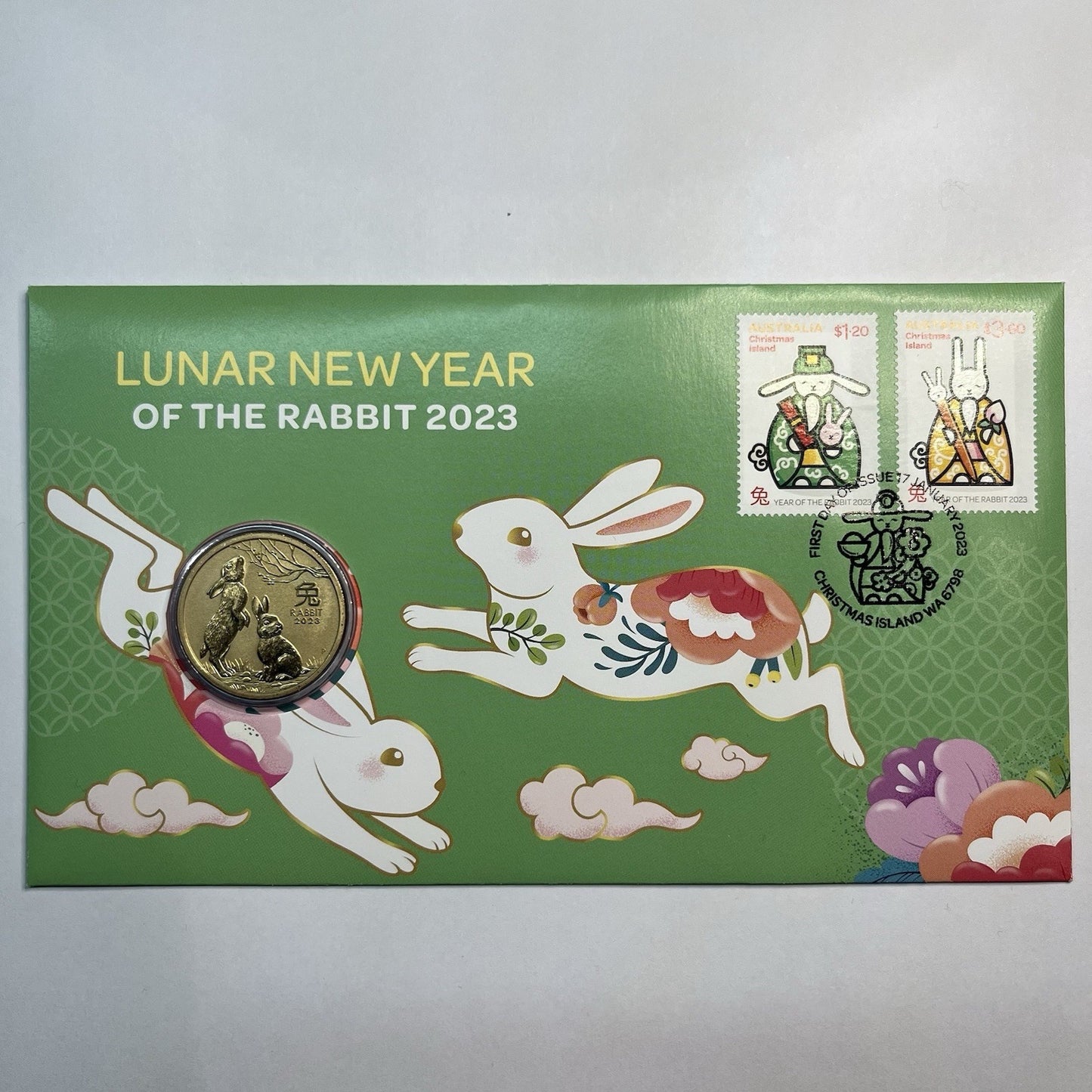 2023 Lunar New Year of the Rabbit 2 $1 PNC