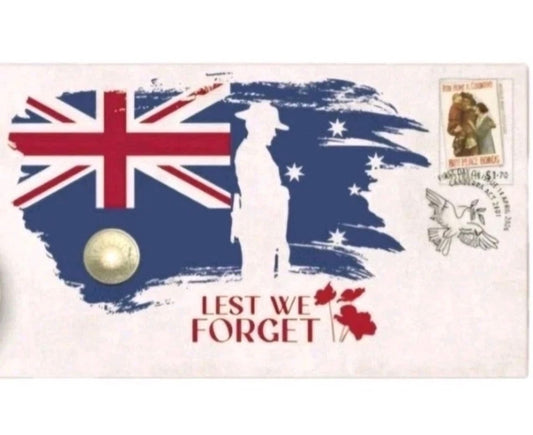 PNC 2026 $2 Coloured Coin Dawn Service ANZAC Lest We Forget