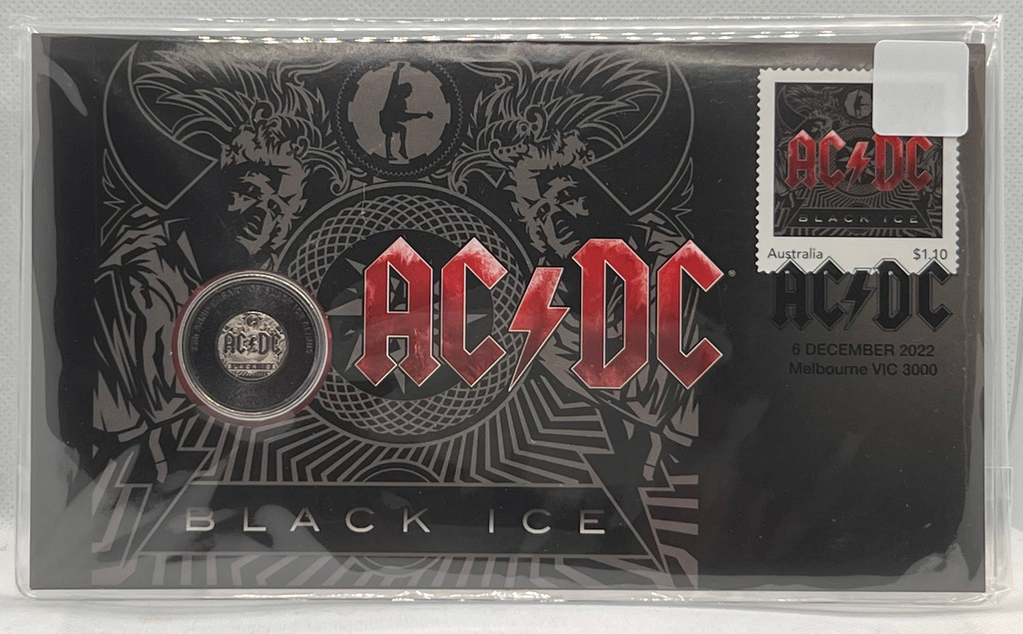 2023 AC/DC "Black Ice" 20c Postal Numismatic Cover (PNC)