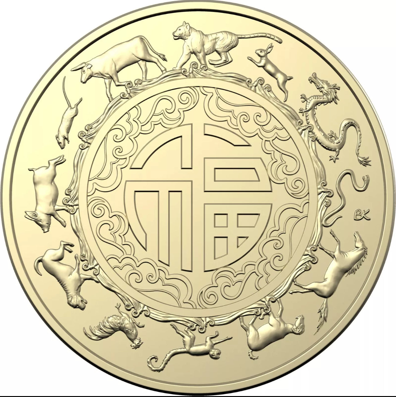 2022 Royal Australian Mint Lunar Year of the Tiger – Two‑Coin $1 Uncirculated Set,