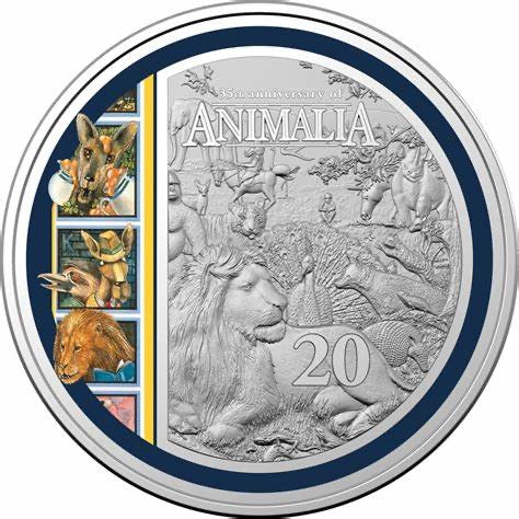 ANIMALIA 2021 20c Coloured Uncirculated Coin