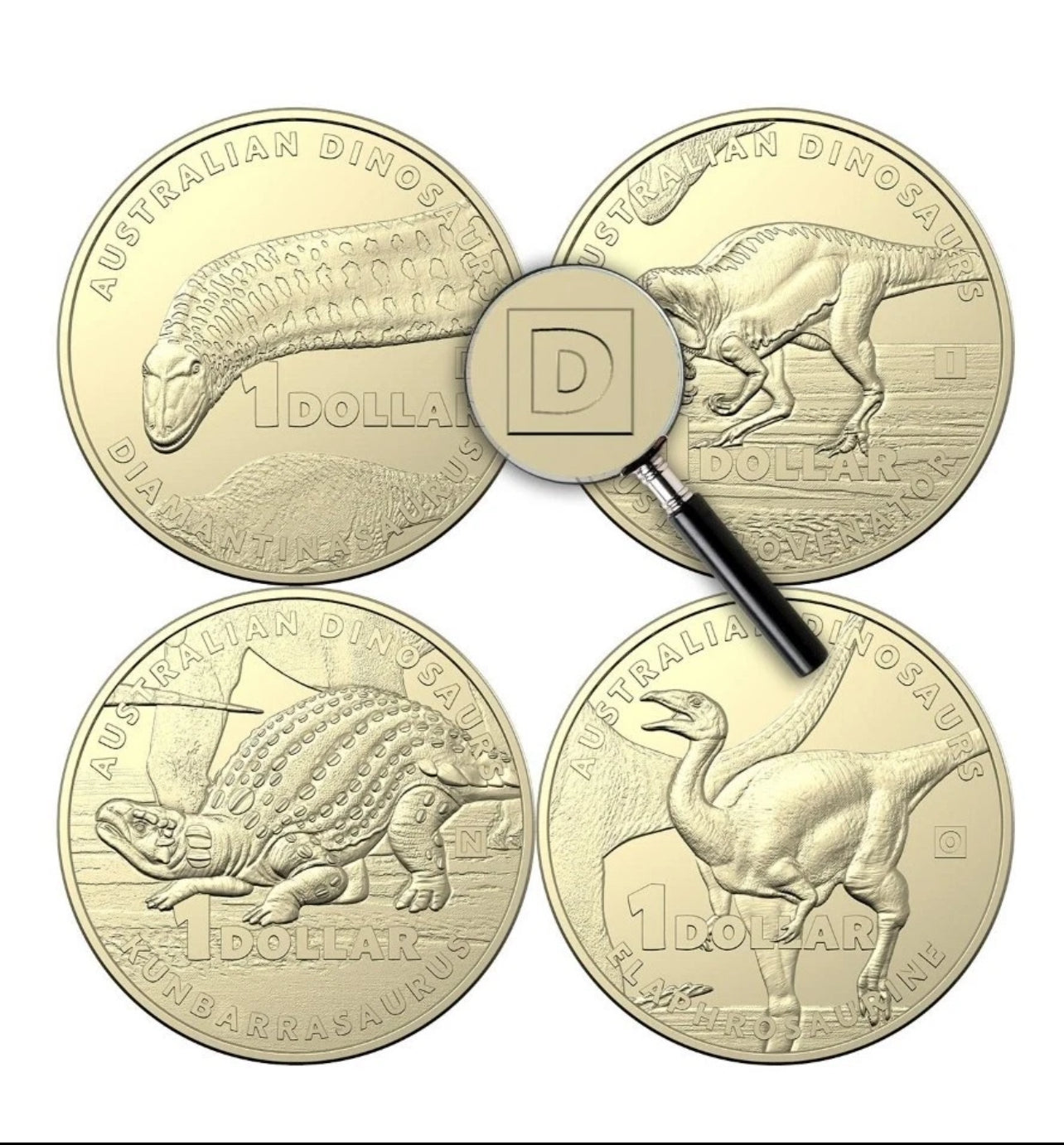 2022 $1 uncirculated privy mark four coin collection