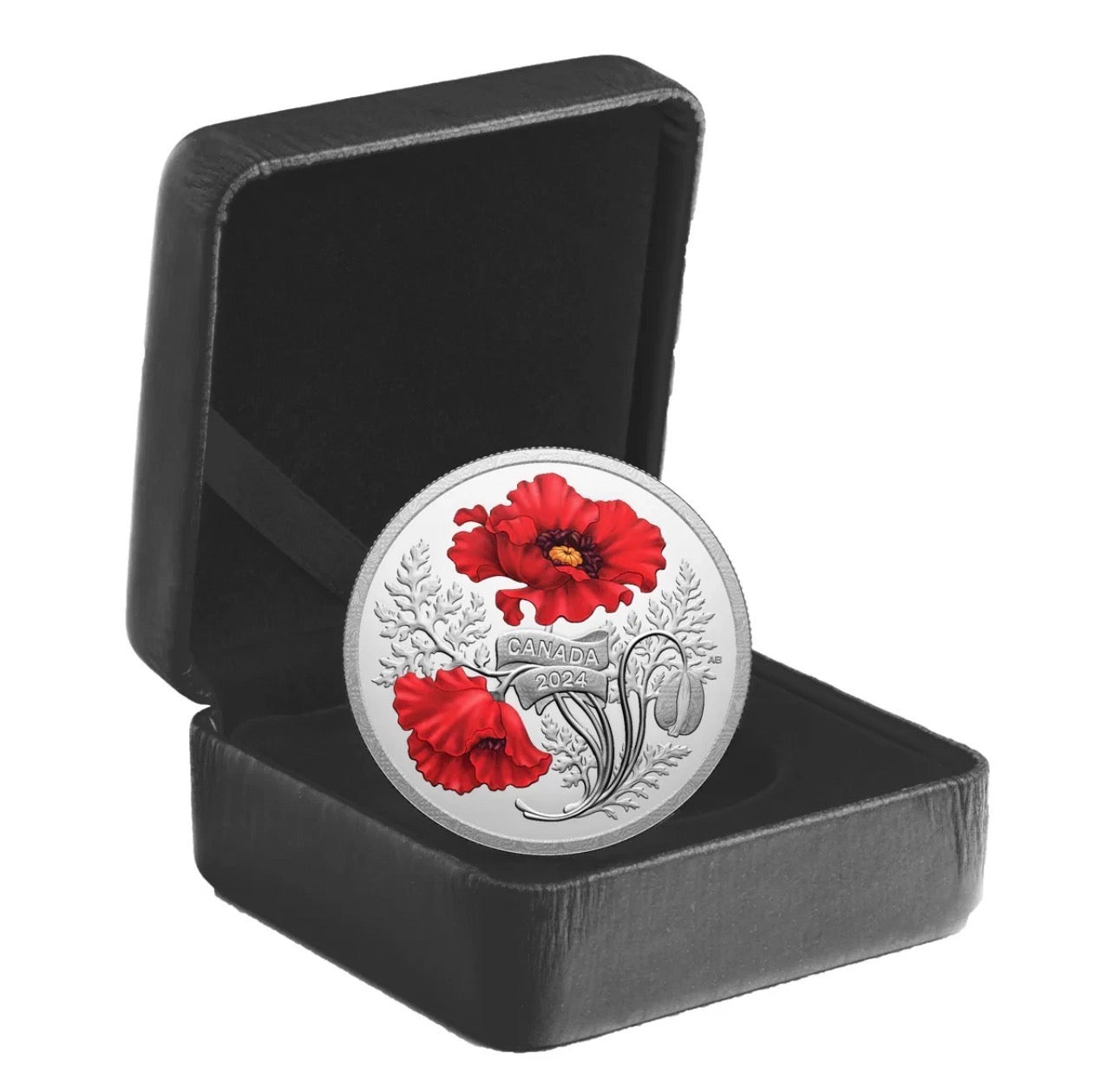 Canada $20 Dollars Coin Remembrance Day Poppy, 2024