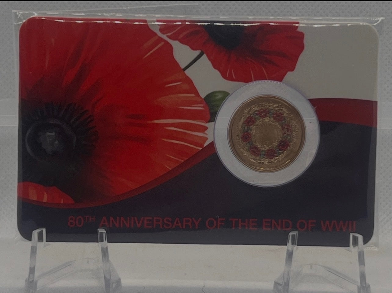 2025 $2 Remembrance 80th Anniversary Of End WWII RAM UNC Carded Coin