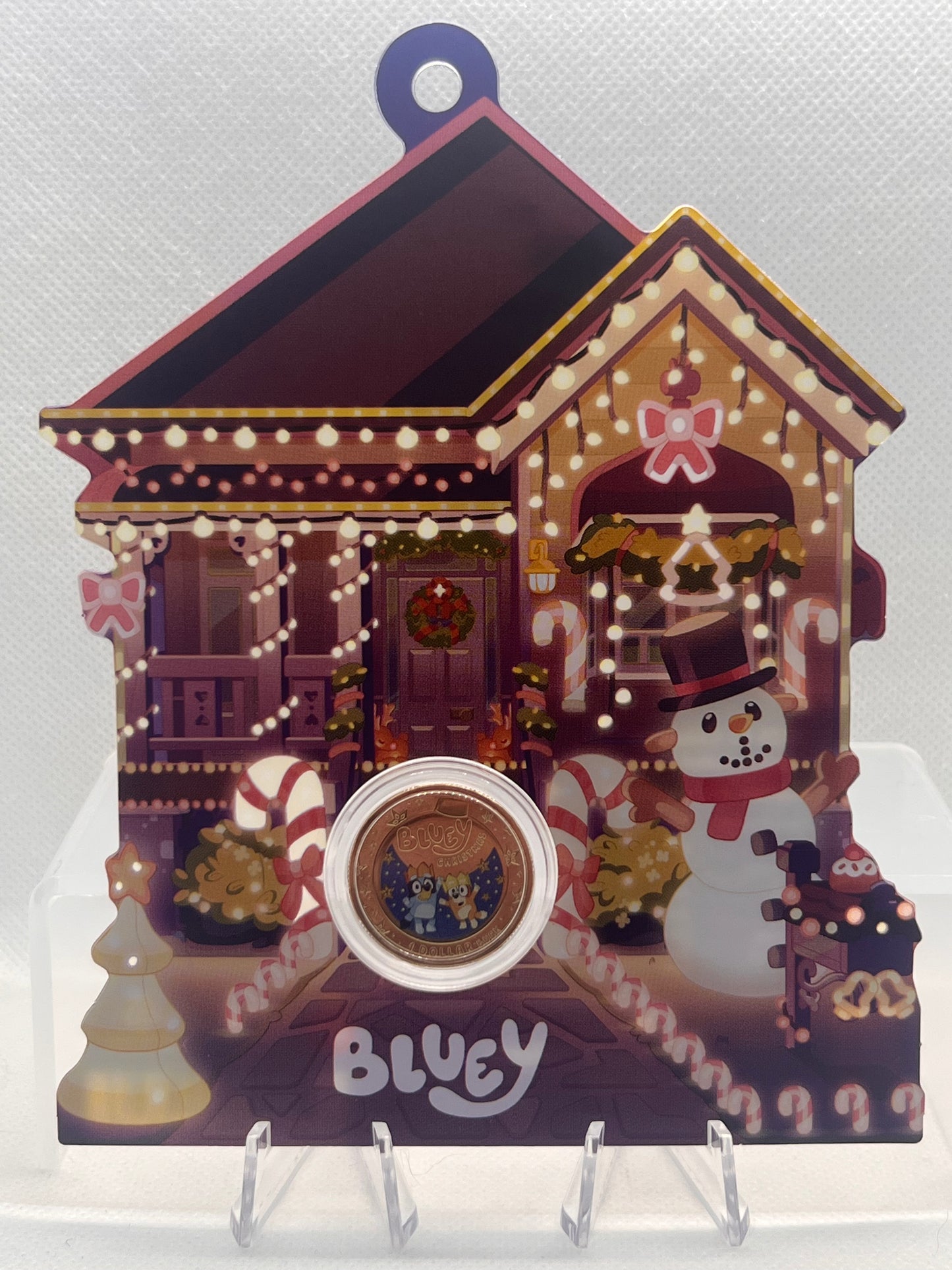 2025 $1 Bluey Christmas Coloured Uncirculated Coin