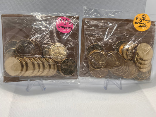 2x 2025 Aussie Big Things 2 $1 Bag (Total Of 40 x $1 Coins )