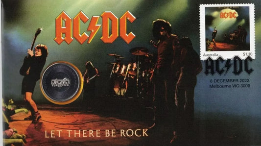 Australia: 2023 20c AC/DC Let There Be Rock PNC