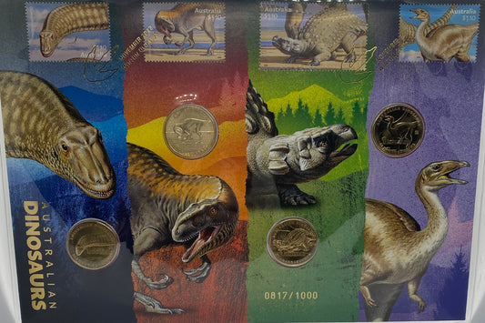 2022 Australian Dinosaurs Four-Coin Privy Mark Limited Edition PNC Set – Only 1,000 Produced
