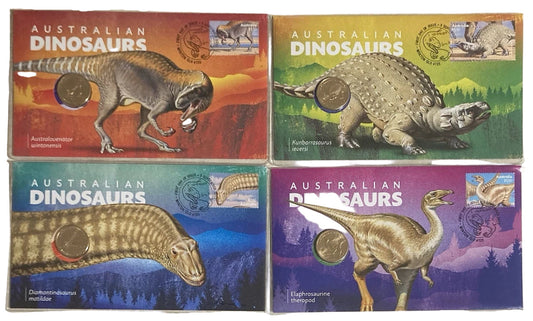 Australian Dinosaurs PNC 2022 $1 set of 4
