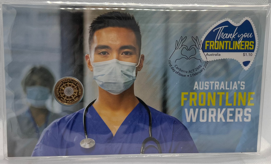 2022 Australian Frontline Workers Numismatic Cover (PNC)