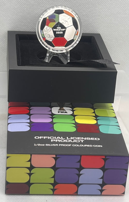 FIFA World Cup 2026™ 1/2oz Silver Proof Coloured Coin
