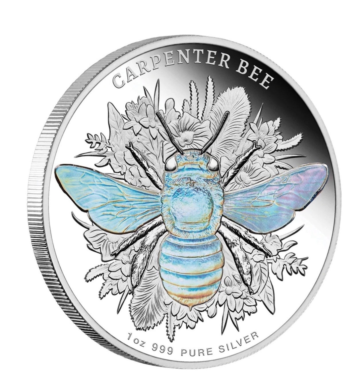 2026 Australian Native Bees Carpenter Bee 1oz Silver Proof Hologram Coin