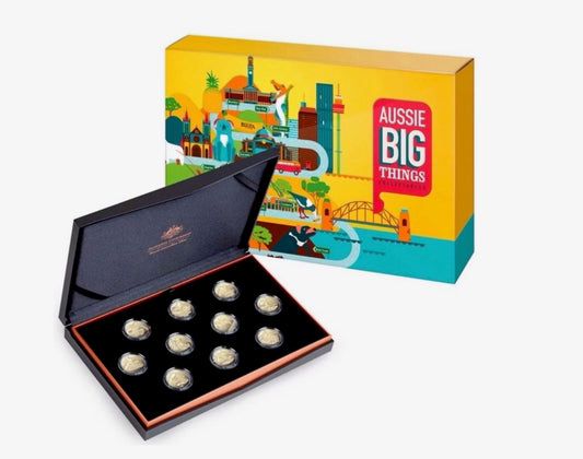 2023 AUSSIE BIG THINGS $1 Coin PROOF SET OF 10 Coins