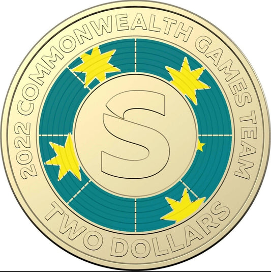 2022 Australian Commonwealth Games S $2 Coin CIRCULATED