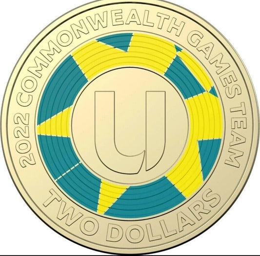 2022 Australian Commonwealth Games U $2 Coin Circulated