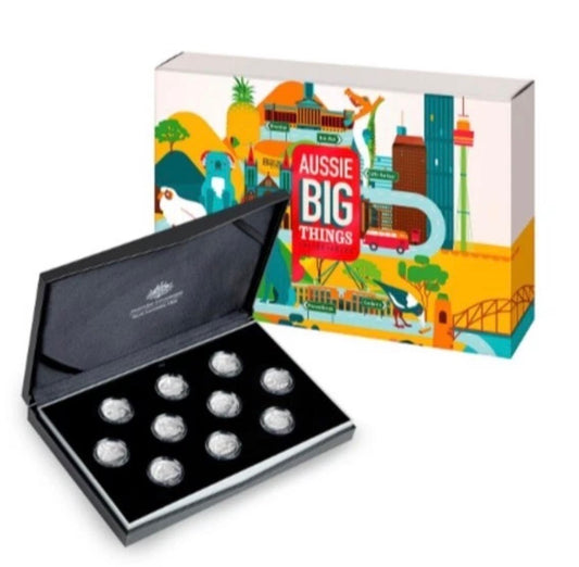 2023 $1 Aussie Big Things 10-Coin Silver Proof Set