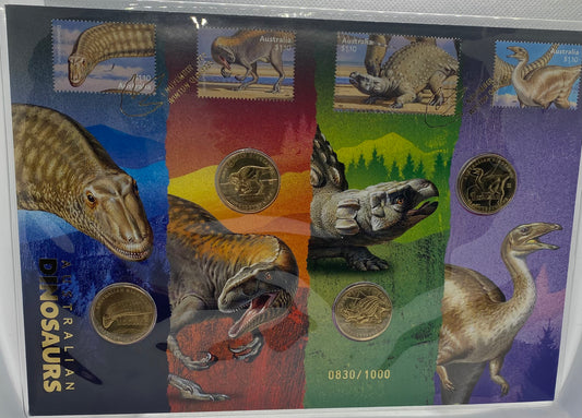 2022 Australian Dinosaurs Four-Coin Privy Mark Limited Edition PNC Set – Only 1,000 Produced