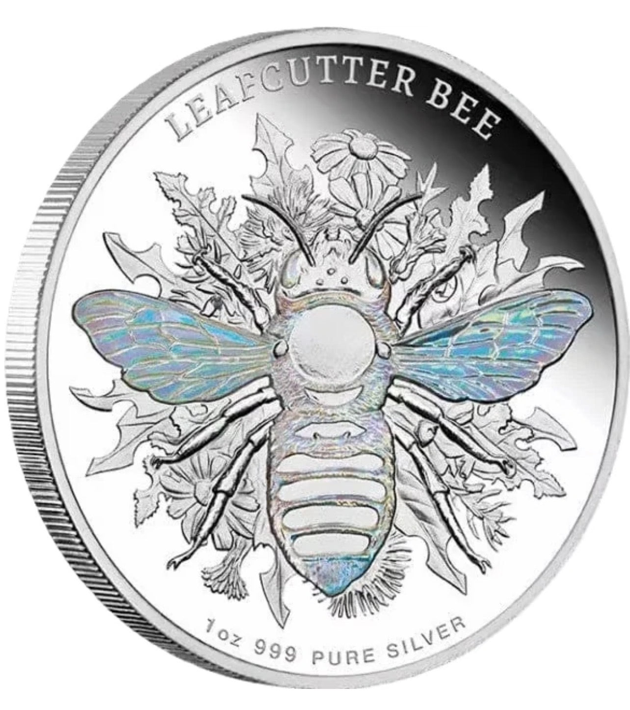 2026 Australia Native Bees Leafcutter Bee 1oz Silver Proof Hologram