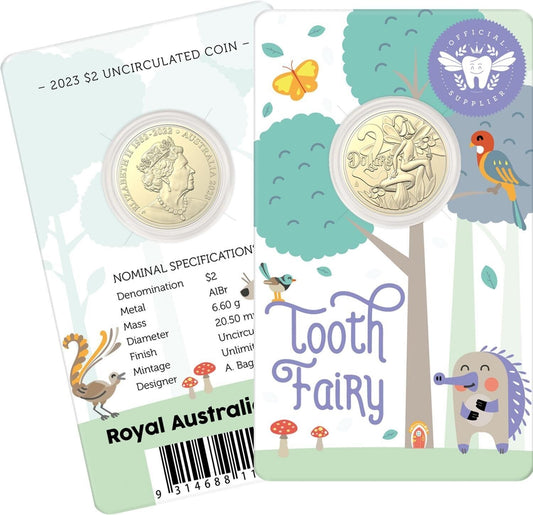 2023 $2 Tooth Fairy Carded Coin