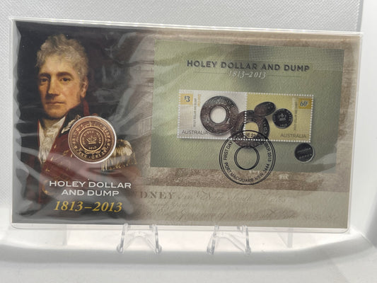 2013 $1 HOLEY DOLLAR AND DUMP 1813-2013
