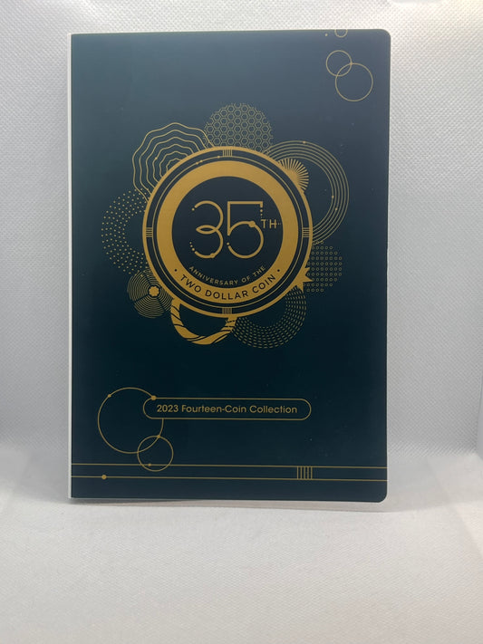 2023 35th Anniversary of the Two Dollar Coin Set of 14 Colour $2 UNC Coins