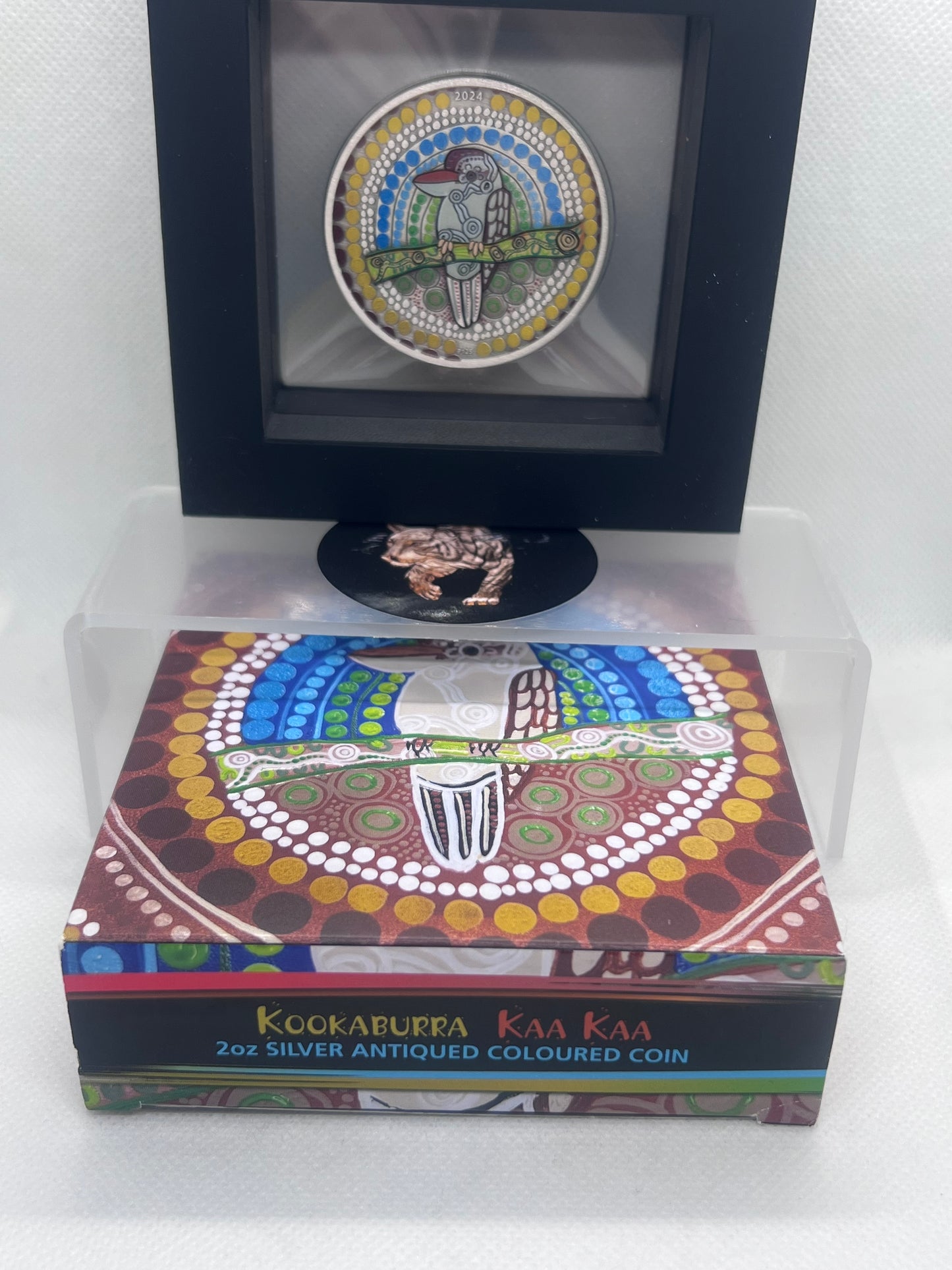 Kookaburra Kaa-Kaa Coin Perth Mint 2022 Silver Antiqued 2 oz Silver
