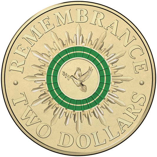 2014 Commemorating Remembrance Day with a dove and olive branch Circulated