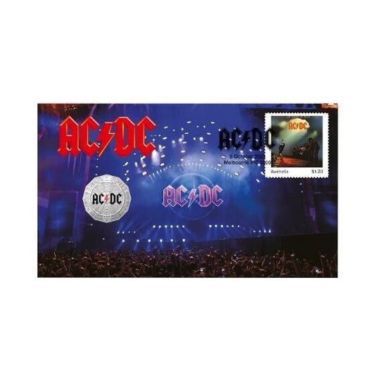 2023 Australian 50th Anniversary of AC/DC 50c Coin - PNC