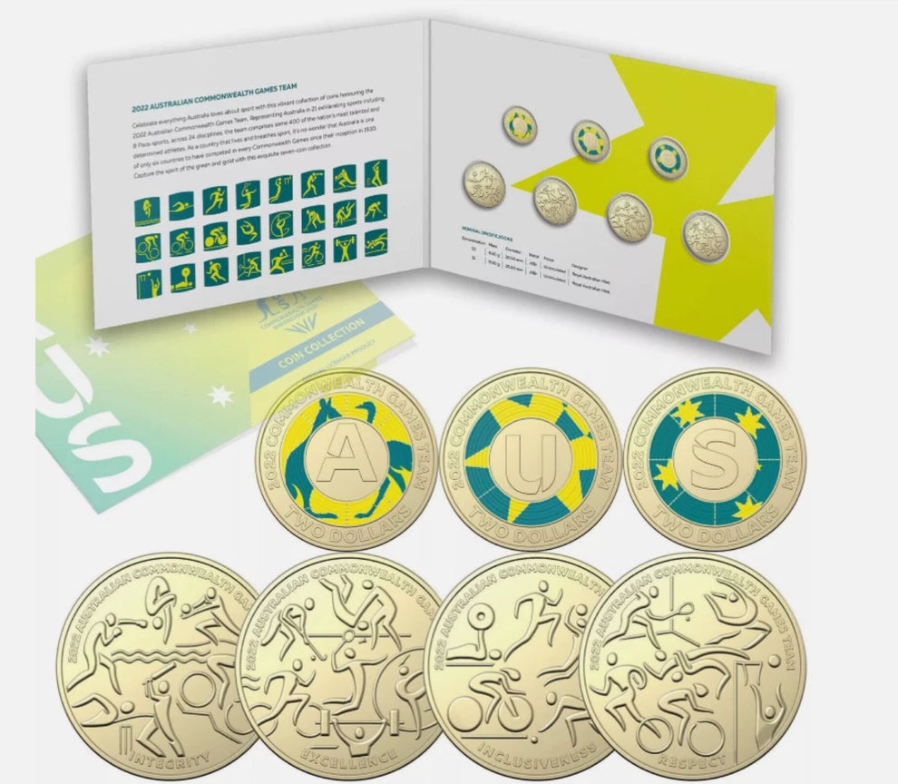 2022 Commonwealth Games 7-Coin Set – Cosican Coins