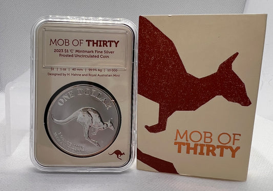 The 2023 $1 'C' Mintmark Frosted Uncirculated Coin
