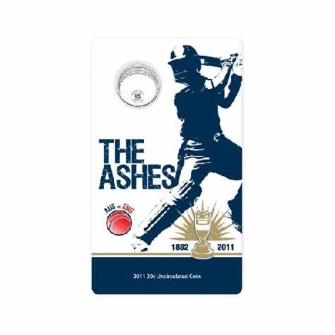 THE ASHES 2011 20c Uncirculated Coin