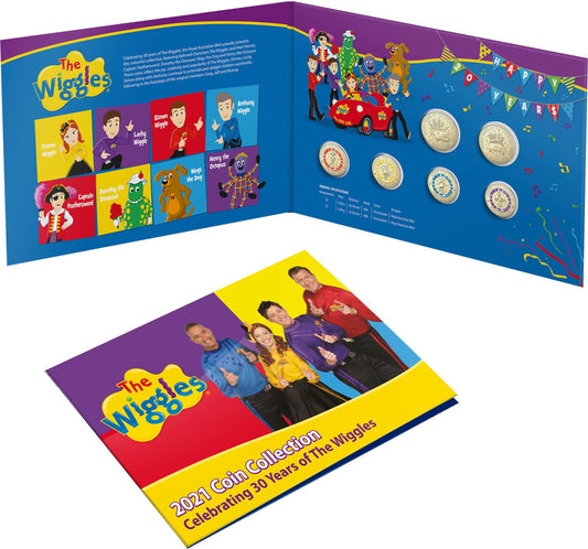 2021 30 Years of The Wiggles - Six Coin Set