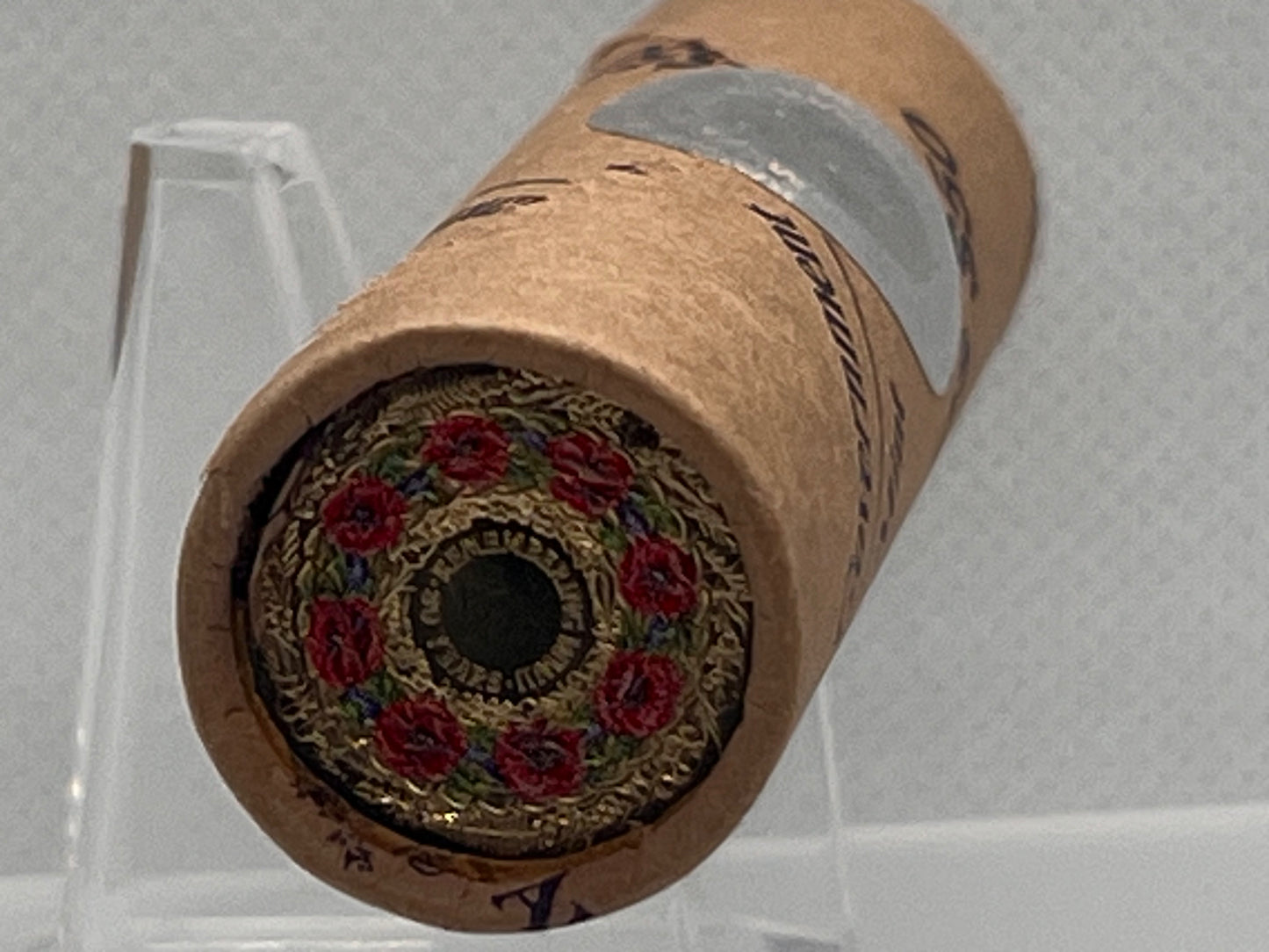 2025 $2 Remembrance 80th anniversary WWII Poppy Wreath Coloured RAM Premium Roll