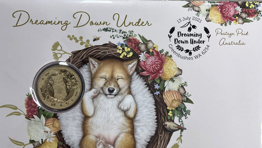PNC Australia 2021 Dreaming Down Under Dingo Perth Mint $1 Coin