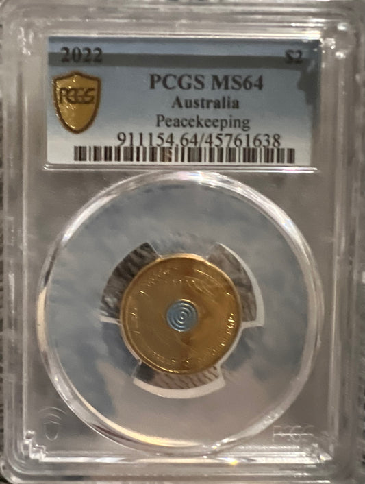 2022 $2 Peacekeeping PCGS MS64